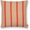 Ferm Living Grand Cushion, velbloud/červená