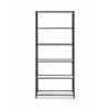 Ferm Living Haze Bookcase Reeded Glass, Black