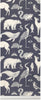 Ferm Living Katie Scott Wallpaper Animal, Dark Blue