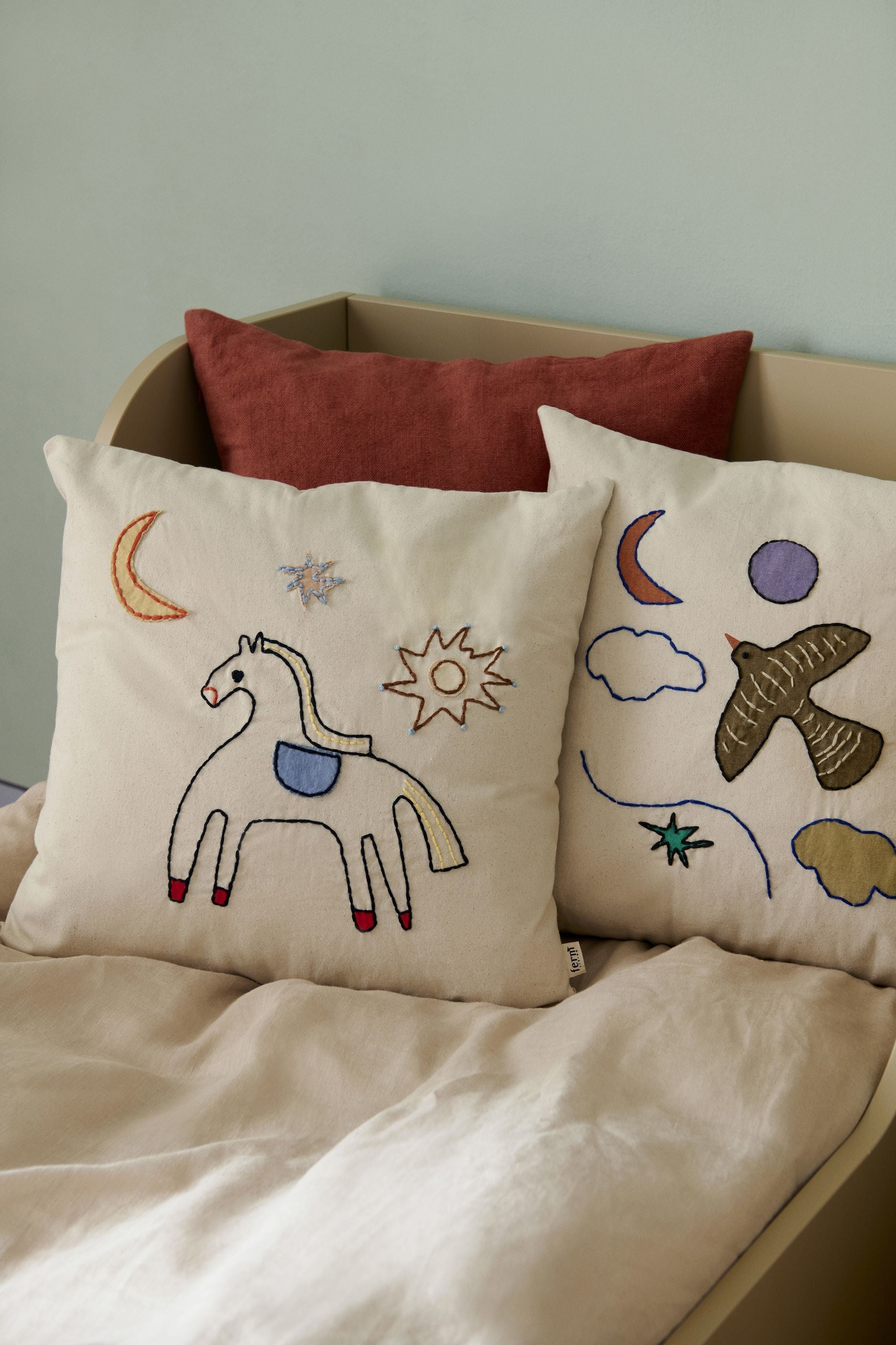 [product_category]-Ferm Living Naive Cushion, Bird-Ferm Living-5704723306306-1104267664-FER-2