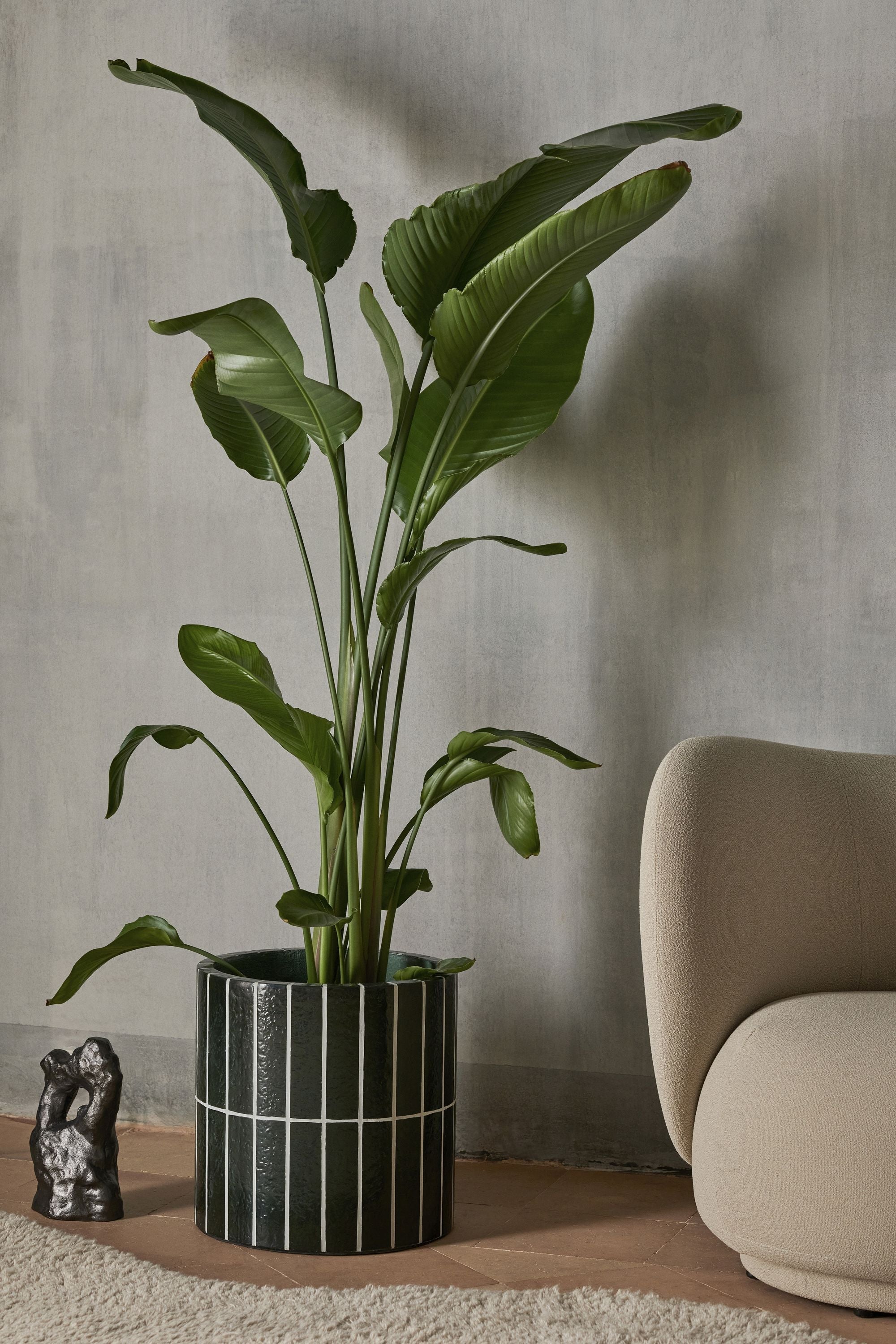 [product_category]-Ferm Living Pillar Plant Pot, Dark Green-Ferm Living-5704723305132-1104267547-FER-3