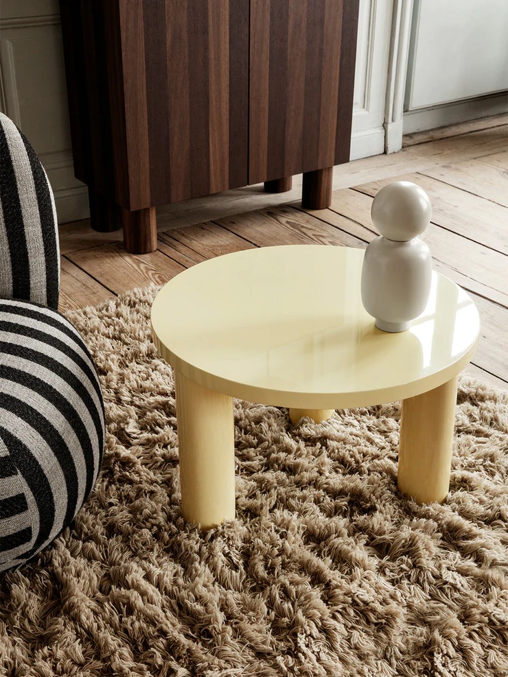 [product_category]-Ferm Living Post Coffee Table Small, Lemonade-Ferm Living-5704723284420-1104265476-FER-3