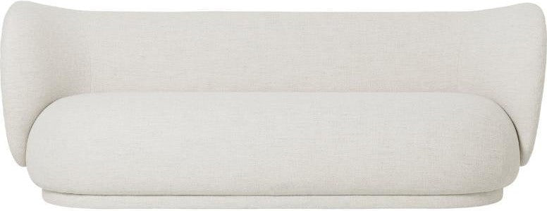 Ferm Living Rico Sofa Off White Bouclé, 3 Seater