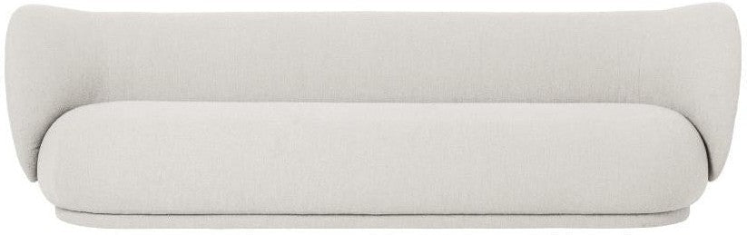 Ferm Living Rico Sofa off White Bouclé, 4 Seater