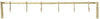 Ferm Living Rod With 6 Hooks, Brass