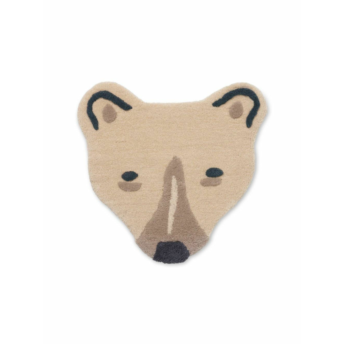 Ferm Living Tufted Polar Bear Head, Off White