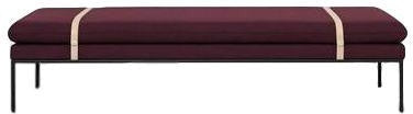 Ferm Living Turn Day Bed Fiord, Solid Bordeaux