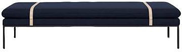 Ferm Living Turn Day Bed Fiord, Solid Dark Blue