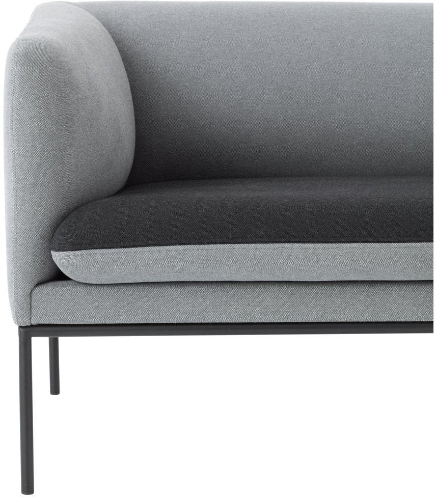 Ferm Living Turn Turn Sofa 2 Cotton, tmavě šedá