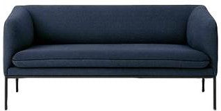 Ferm Living Turn Sofa 2 Cotton, Solid Blue