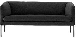 Ferm Living Turn Sofa 2 Wool, Solid Dark Grey