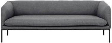 Ferm Living Turn Sofa 3 Fiord, Solid Light Grey