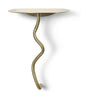 Ferm Living Curvature Wall Table, Brass