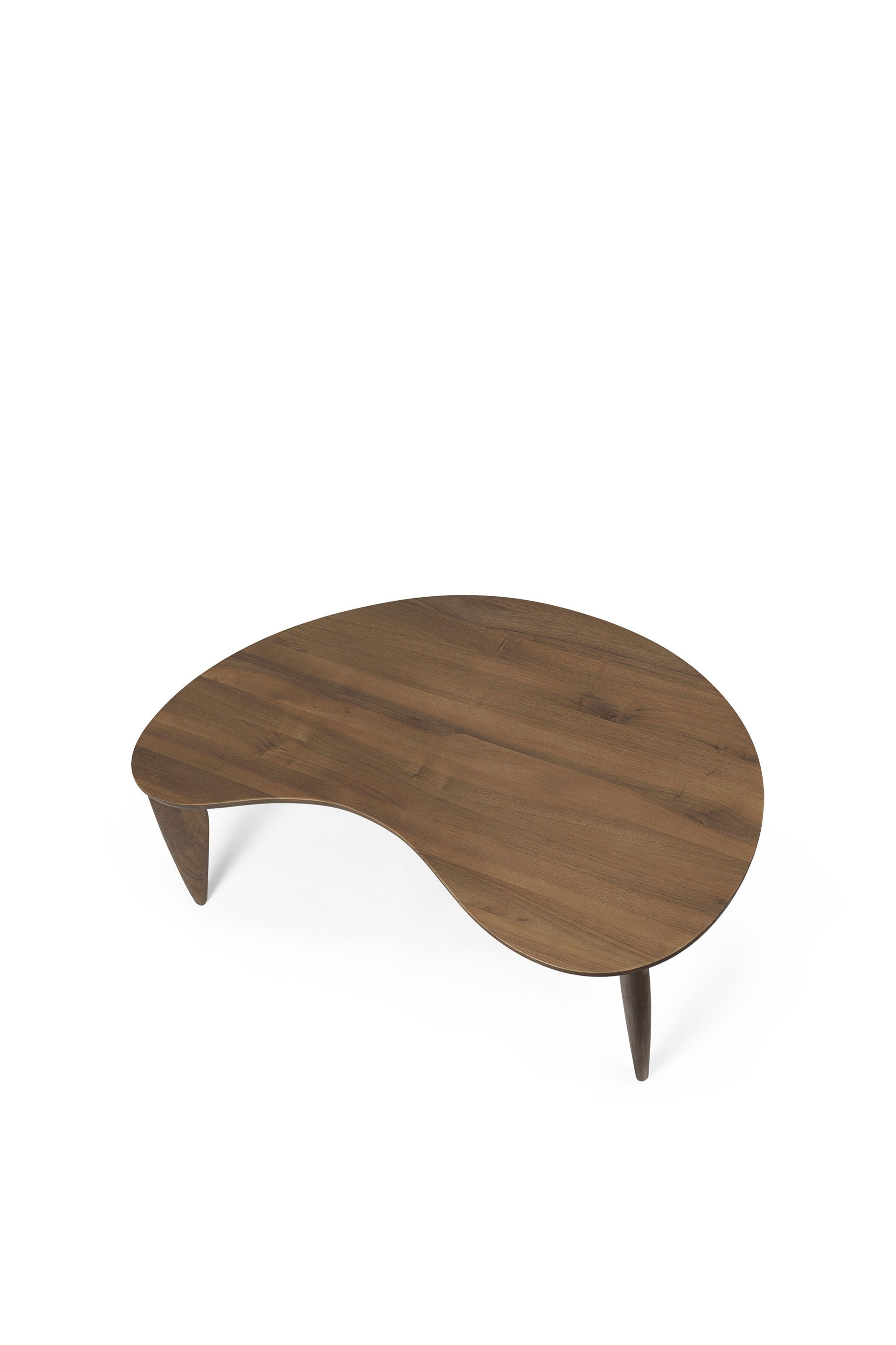 Ferm Living Feve Confechan Table, Walnut