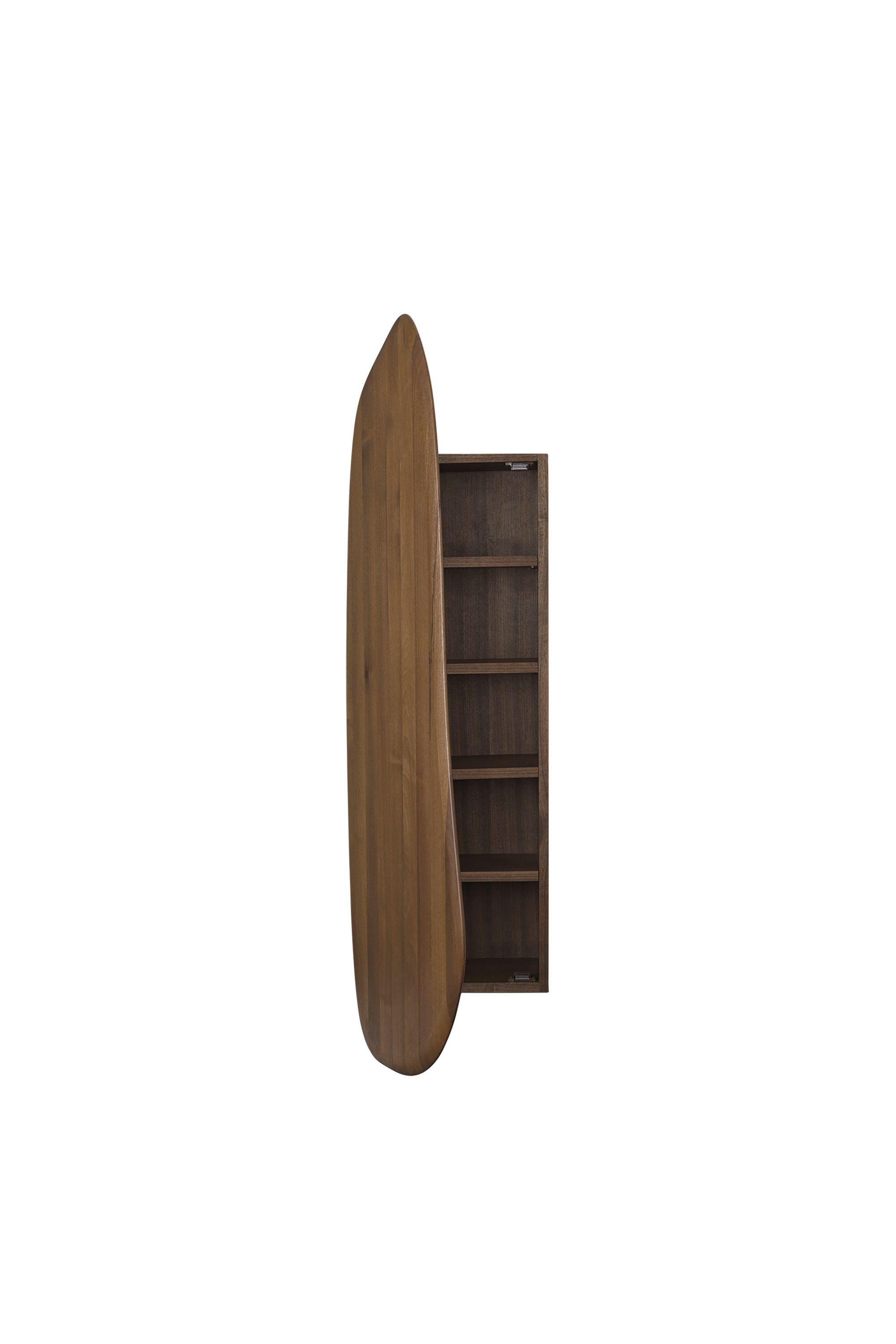 Ferm Living Feve Wall Cabinet, Walnut