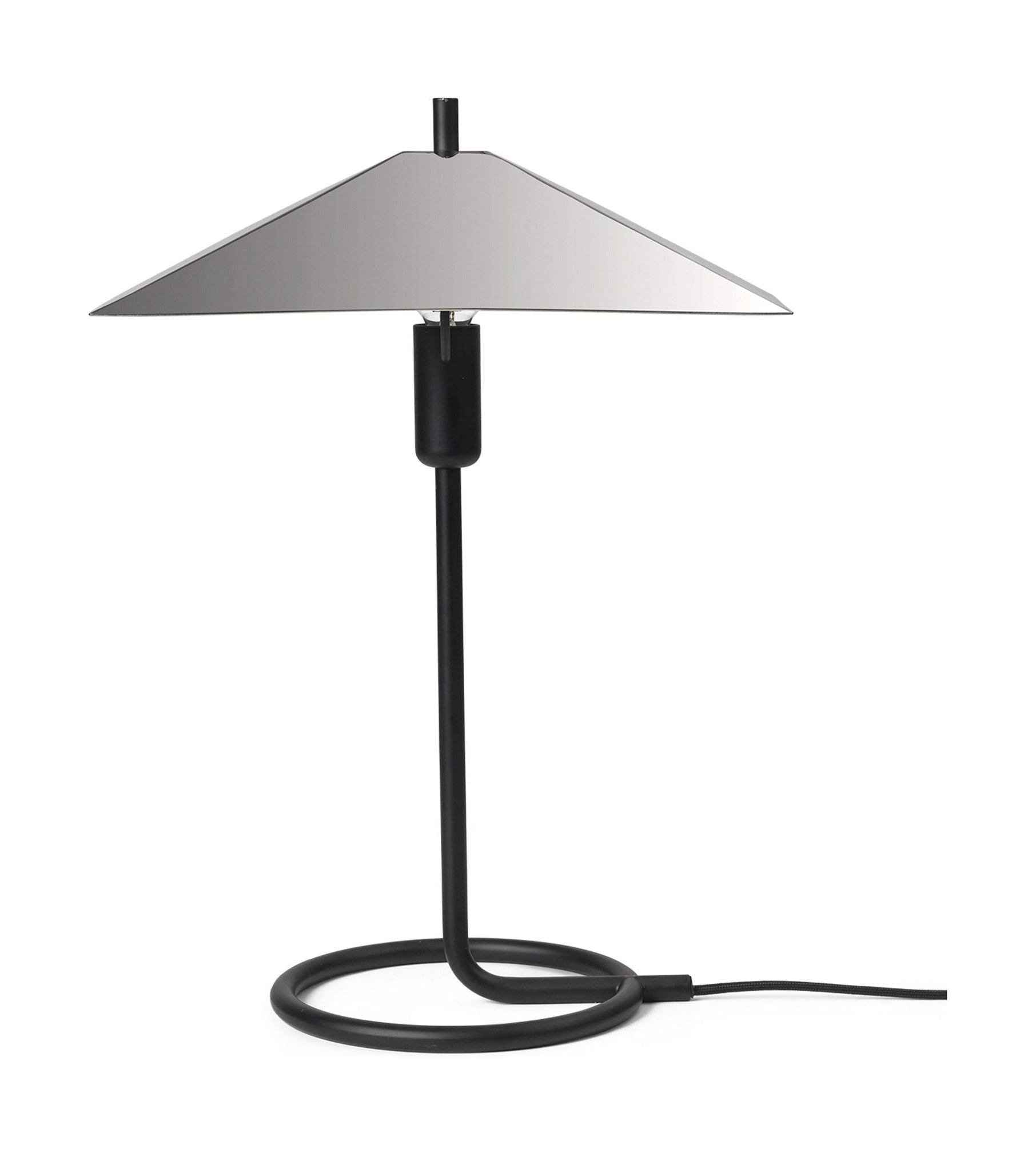 Ferm Living FILO STABLE LAMP, čtverec, černé/zrcadlové leštěné