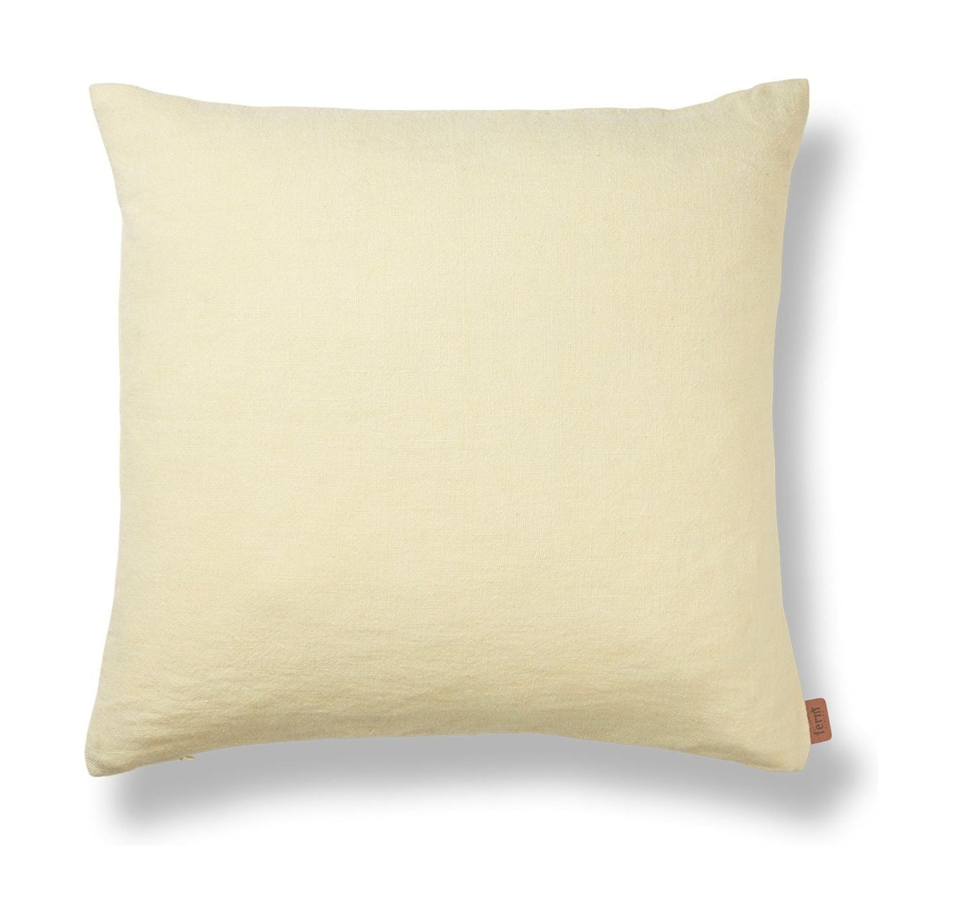 Ferm Living Heavy Linen Cushion, citron