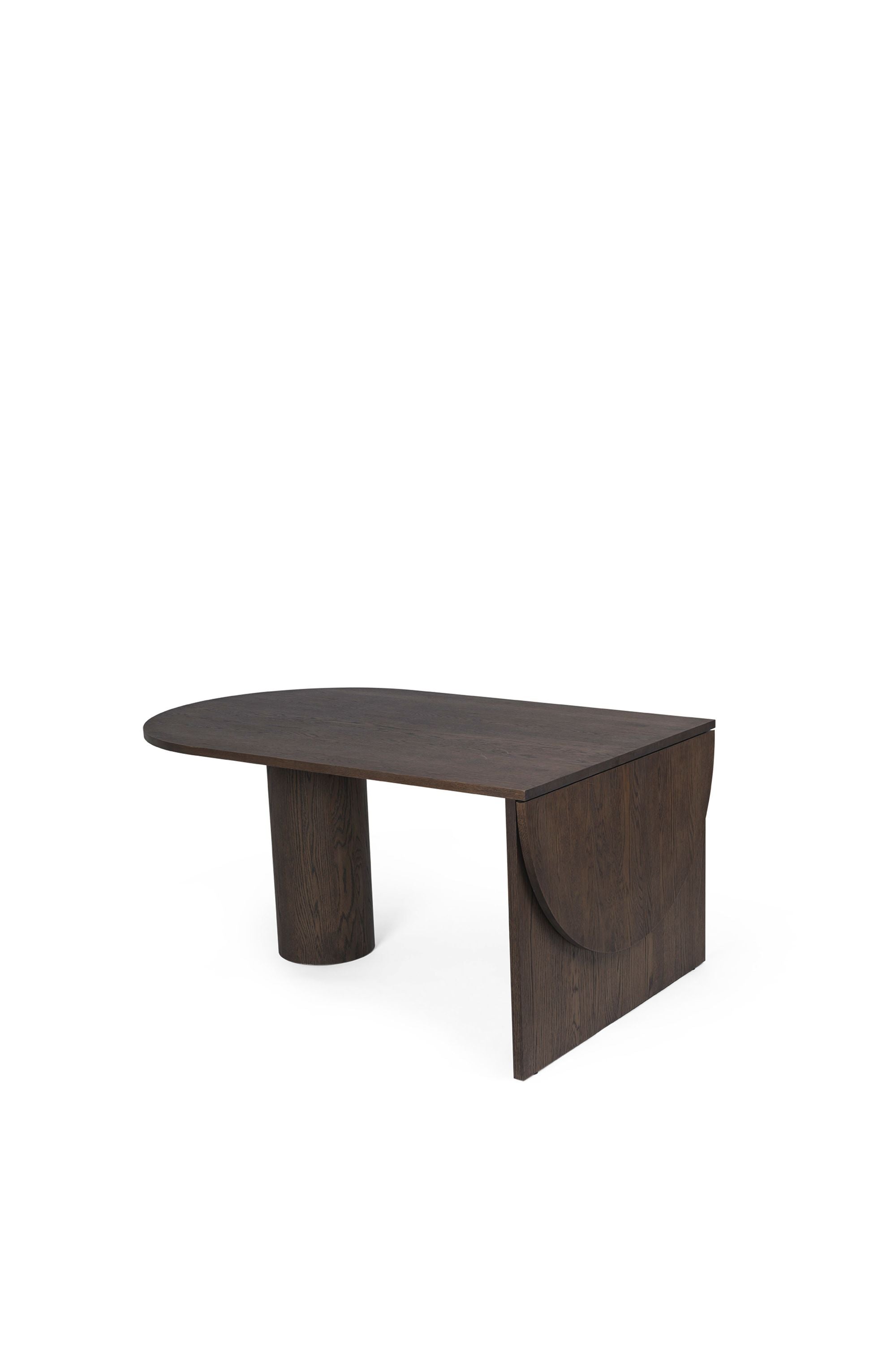 Ferm Living Pylo Dining Table, Dark Stained Oak