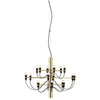  2097/18 Frosted Chandelier Brass