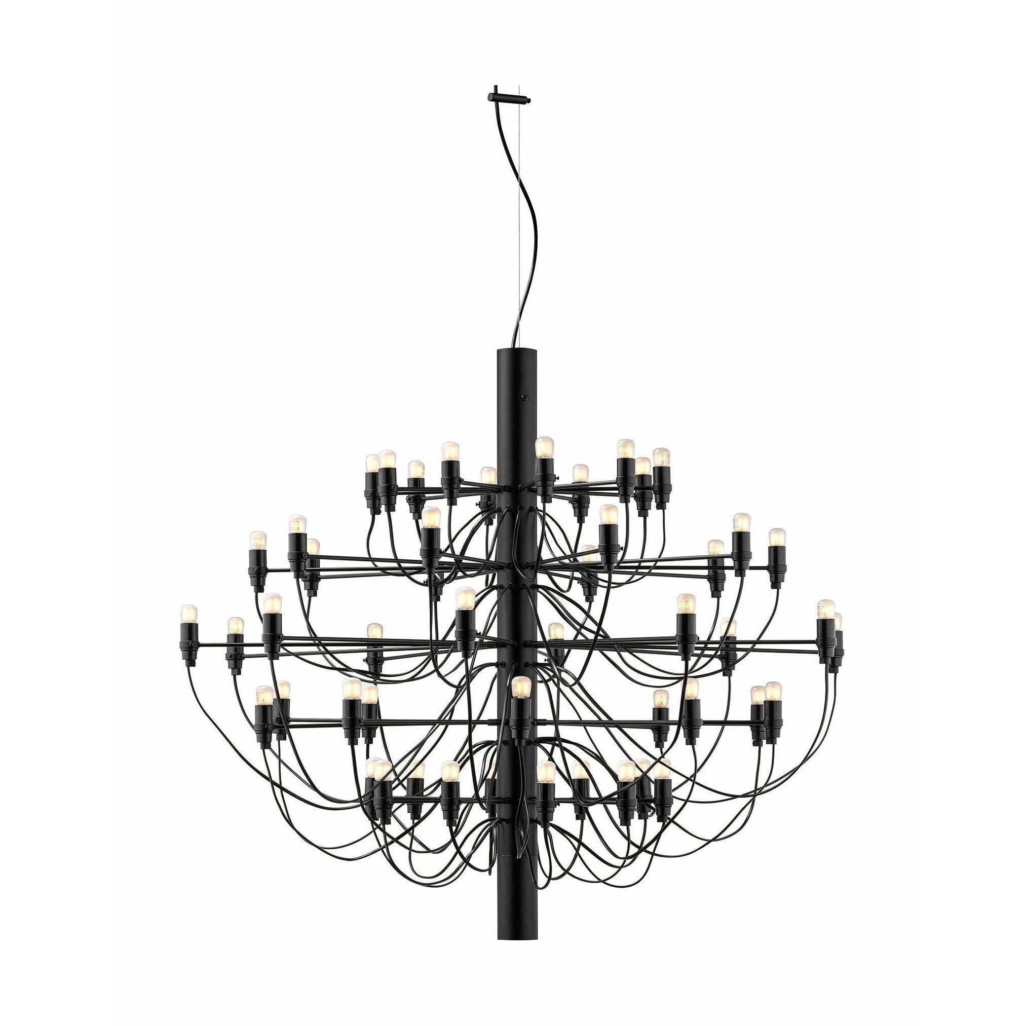 FLOS 2097/50 Frosted Chanderier, Black Matt