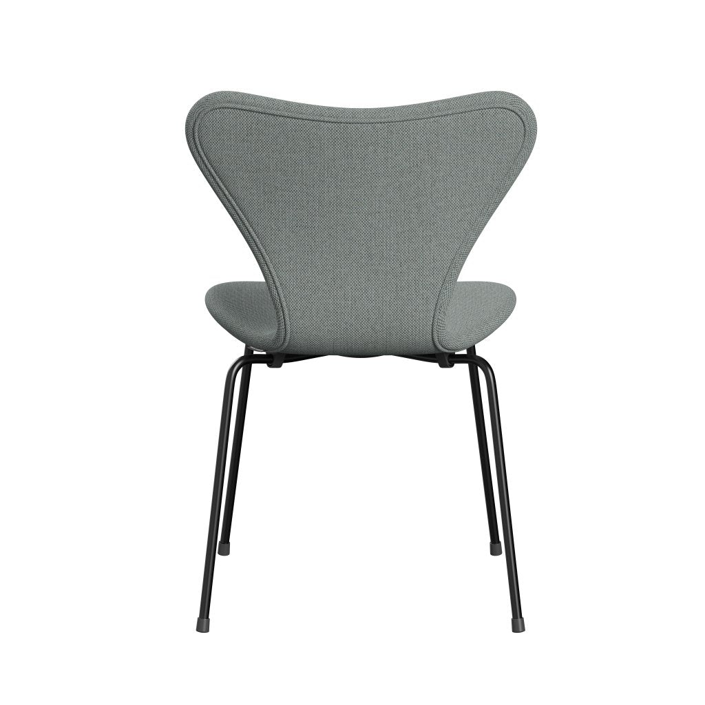 [product_category]-Fritz Hansen 3107 Chair Full Upholstery, Black/Re Wool Pale Aqua-Fritz Hansen-3107FU-REW828-DRBL-FRI-4