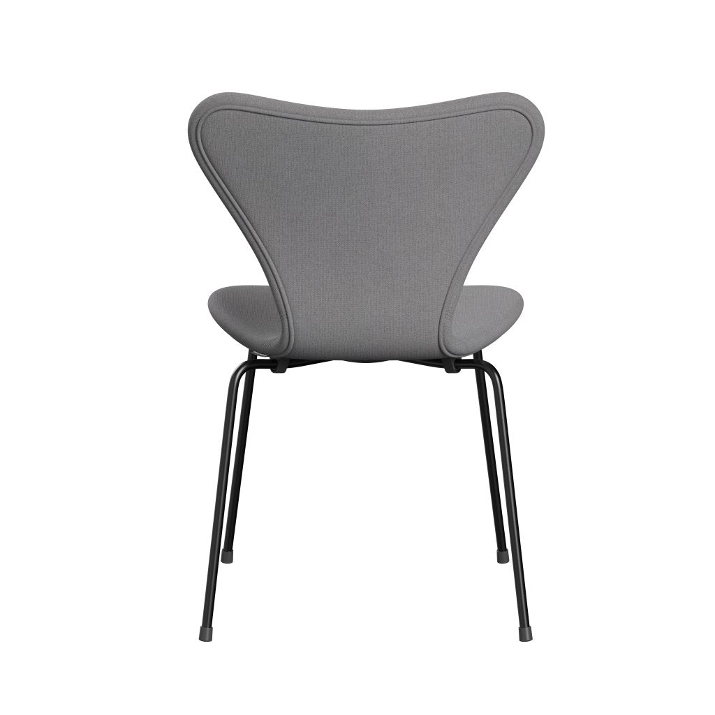 [product_category]-Fritz Hansen 3107 Chair Full Upholstery, Black/Tonus Light Grey-Fritz Hansen-3107FU-TON216-DRBL-FRI-4