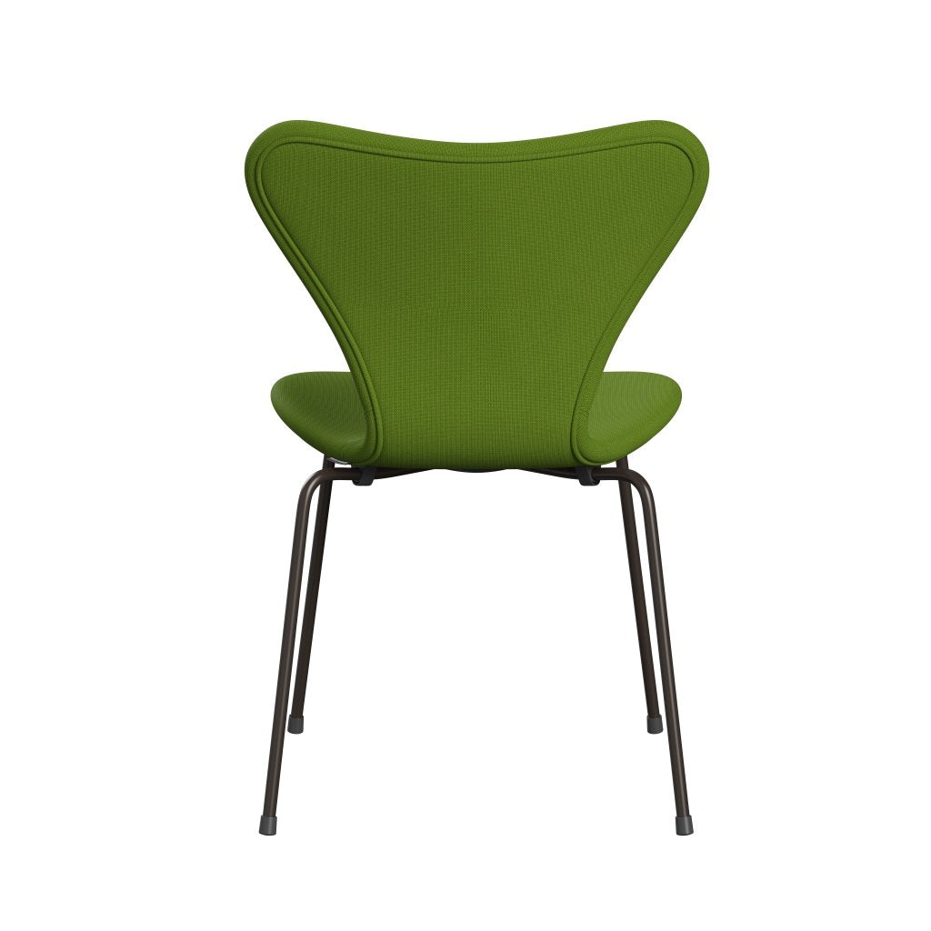 [product_category]-Fritz Hansen 3107 Chair Full Upholstery, Brown Bronze/Fame Green-Fritz Hansen-3107FU-F68035-DBPC-FRI-4