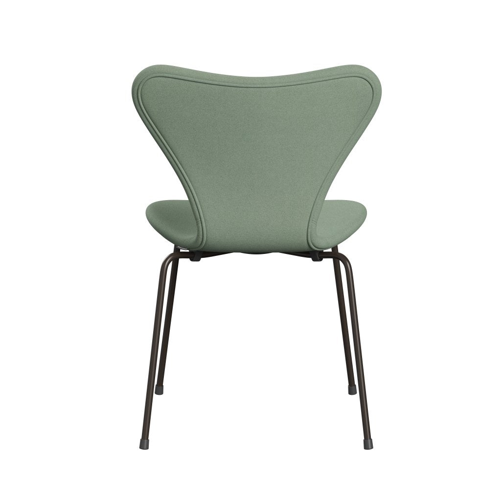 [product_category]-Fritz Hansen 3107 Chair Full Upholstery, Brown Bronze/Tonus Mint Green-Fritz Hansen-3107FU-TON914-DBPC-FRI-4