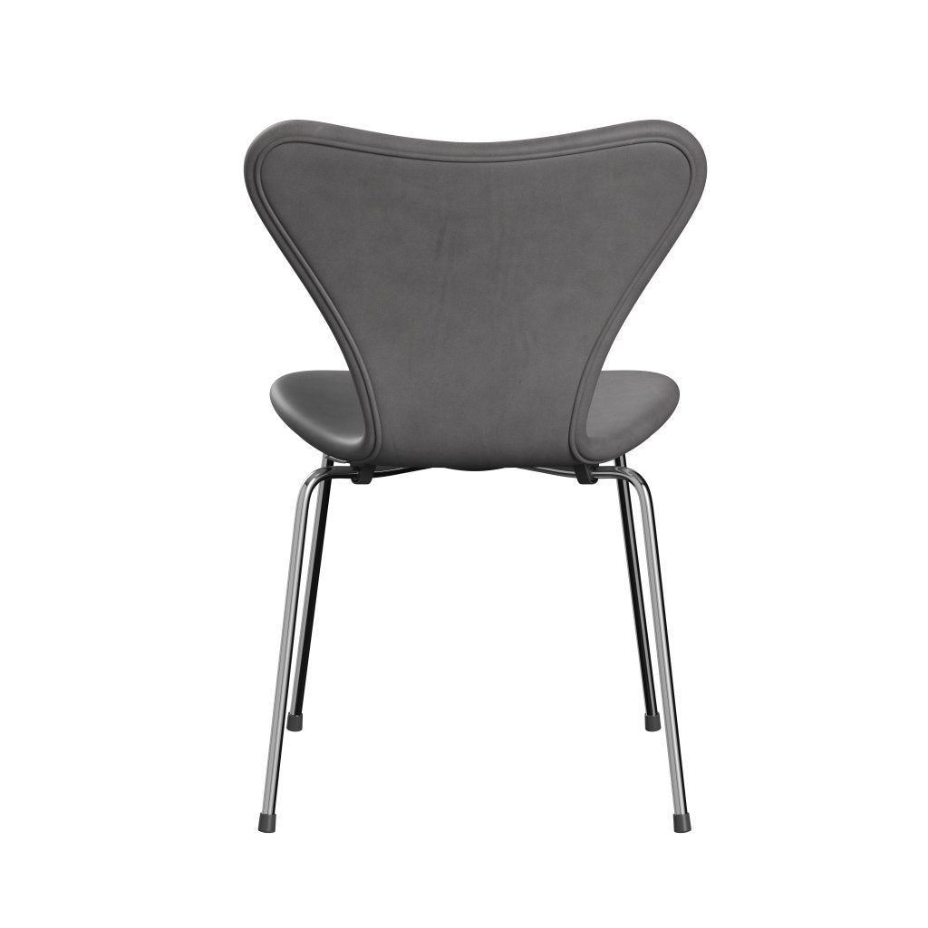 [product_category]-Fritz Hansen 3107 Chair Full Upholstery, Chrome/Embrace Concrete-Fritz Hansen-3107FU-SECONC-CST-FRI-4