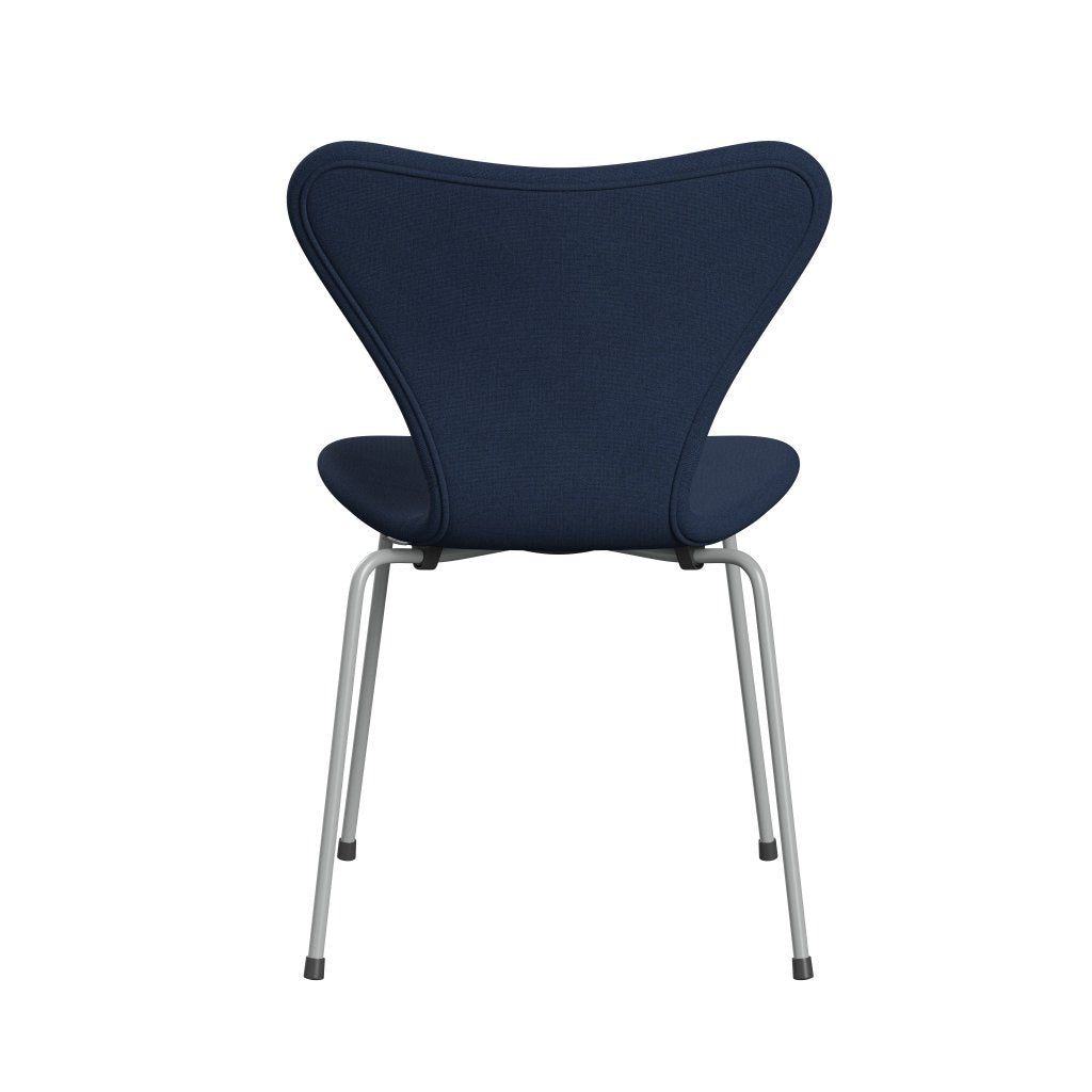 [product_category]-Fritz Hansen 3107 Chair Full Upholstery, Nine Grey/Christianshavn Dark Blue-Fritz Hansen-3107FU-CH1155-DRNIGR-FRI-4