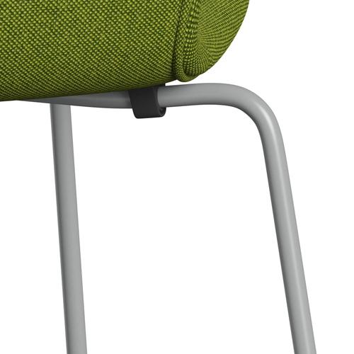 [product_category]-Fritz Hansen 3107 Chair Full Upholstery, Nine Grey/Hallingdal Green-Fritz Hansen-3107FU-HAL980-DRNIGR-FRI-7