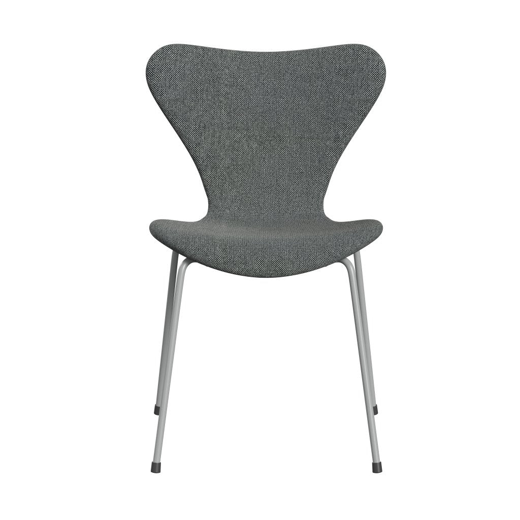 Fritz Hansen 3107 židle plné čalounění, devět šedé/hallingdal bílé/hnědé