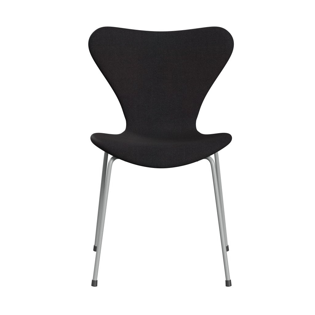 Fritz Hansen 3107 Chair Full Upholstery, Nine Grey/Sunniva 2 Black (Sv683)