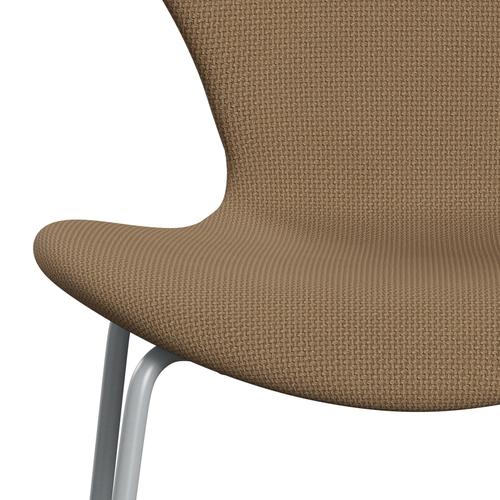 [product_category]-Fritz Hansen 3107 Chair Full Upholstery, Silver Grey/Diablo Gold Sand-Fritz Hansen-3107FU-DIA401-SIGREY-FRI-6