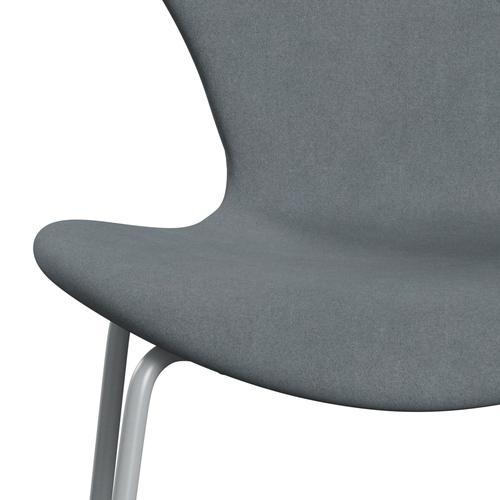 [product_category]-Fritz Hansen 3107 Chair Full Upholstery, Silver Grey/Divina Light Grey-Fritz Hansen-3107FU-DIV171-SIGREY-FRI-6