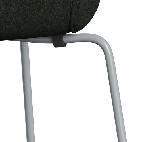 [product_category]-Fritz Hansen 3107 Chair Full Upholstery, Silver Grey/Divina Md Moss Green-Fritz Hansen-3107FU-DMD973-SIGREY-FRI-7