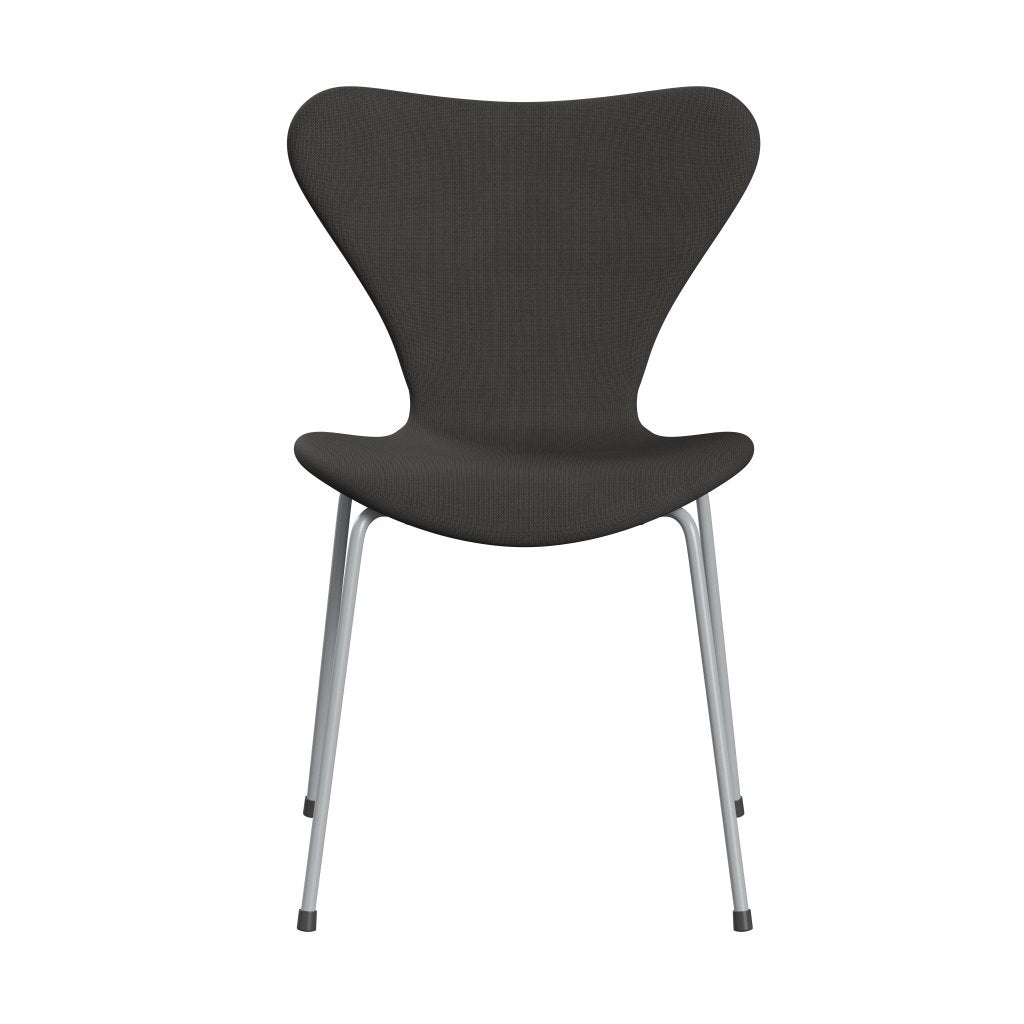 [product_category]-Fritz Hansen 3107 Chair Full Upholstery, Silver Grey/Fame Brown (F61060)-Fritz Hansen-3107FU-F61060-SIGREY-FRI-1