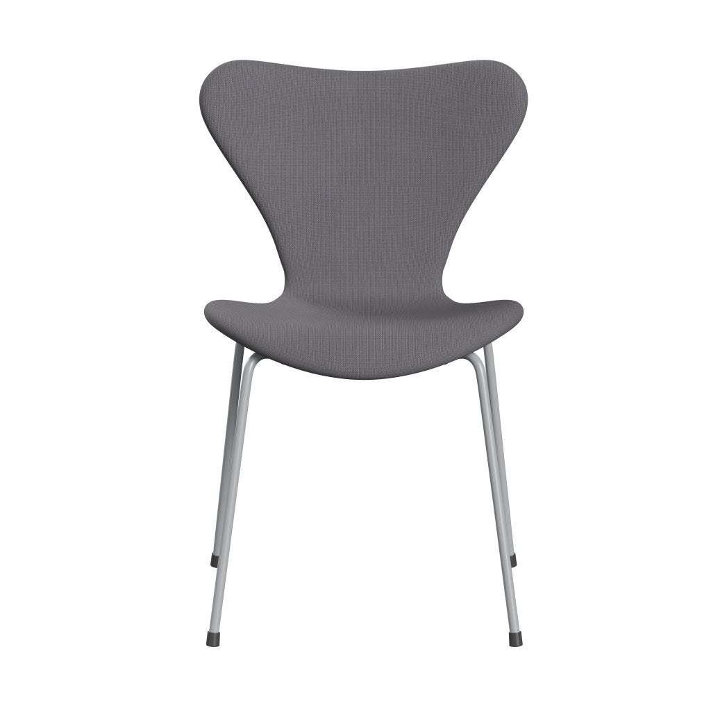 Fritz Hansen 3107 Židle plné čalounění, stříbrná šedá/sláva šedá (F60078)