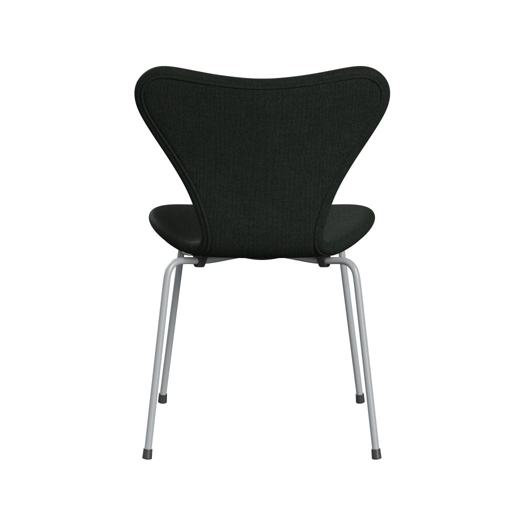 [product_category]-Fritz Hansen 3107 Chair Full Upholstery, Silver Grey/Remix Black (Rem973)-Fritz Hansen-3107FU-REM973-SIGREY-FRI-4