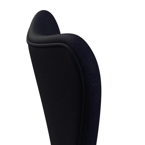 [product_category]-Fritz Hansen 3107 Chair Full Upholstery, Warm Graphite/Canvas Midnight Blue-Fritz Hansen-3107FU-CA0786-WARGRA-FRI-5