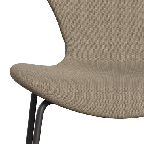 [product_category]-Fritz Hansen 3107 Chair Full Upholstery, Warm Graphite/Capture Sand-Fritz Hansen-3107FU-CP6101-WARGRA-FRI-6