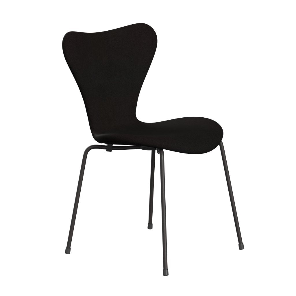 [product_category]-Fritz Hansen 3107 Chair Full Upholstery, Warm Graphite/Divina Dark Brown (Div384)-Fritz Hansen-3107FU-DIV384-WARGRA-FRI-2