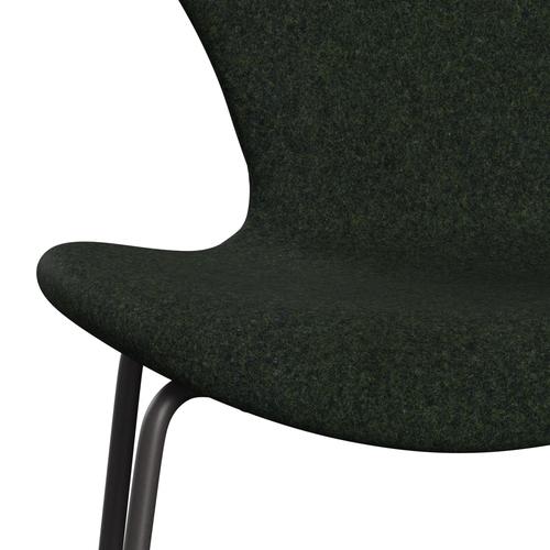 [product_category]-Fritz Hansen 3107 Chair Full Upholstery, Warm Graphite/Divina Md Moss Green-Fritz Hansen-3107FU-DMD973-WARGRA-FRI-6