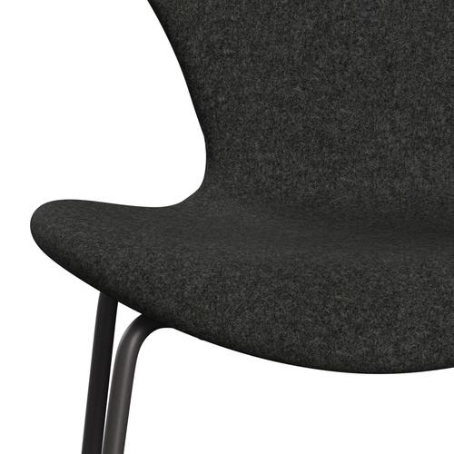 [product_category]-Fritz Hansen 3107 Chair Full Upholstery, Warm Graphite/Divina Melange Grey-Fritz Hansen-3107FU-DIM170-WARGRA-FRI-6