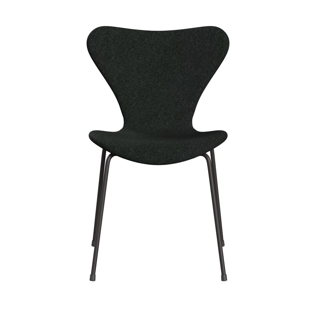 [product_category]-Fritz Hansen 3107 Chair Full Upholstery, Warm Graphite/Divina Melange Salt & Pepper-Fritz Hansen-3107FU-DIM180-WARGRA-FRI-1