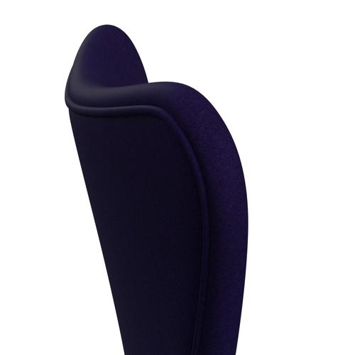 [product_category]-Fritz Hansen 3107 Chair Full Upholstery, Warm Graphite/Divina Violet Dark (Div692)-Fritz Hansen-3107FU-DIV692-WARGRA-FRI-5