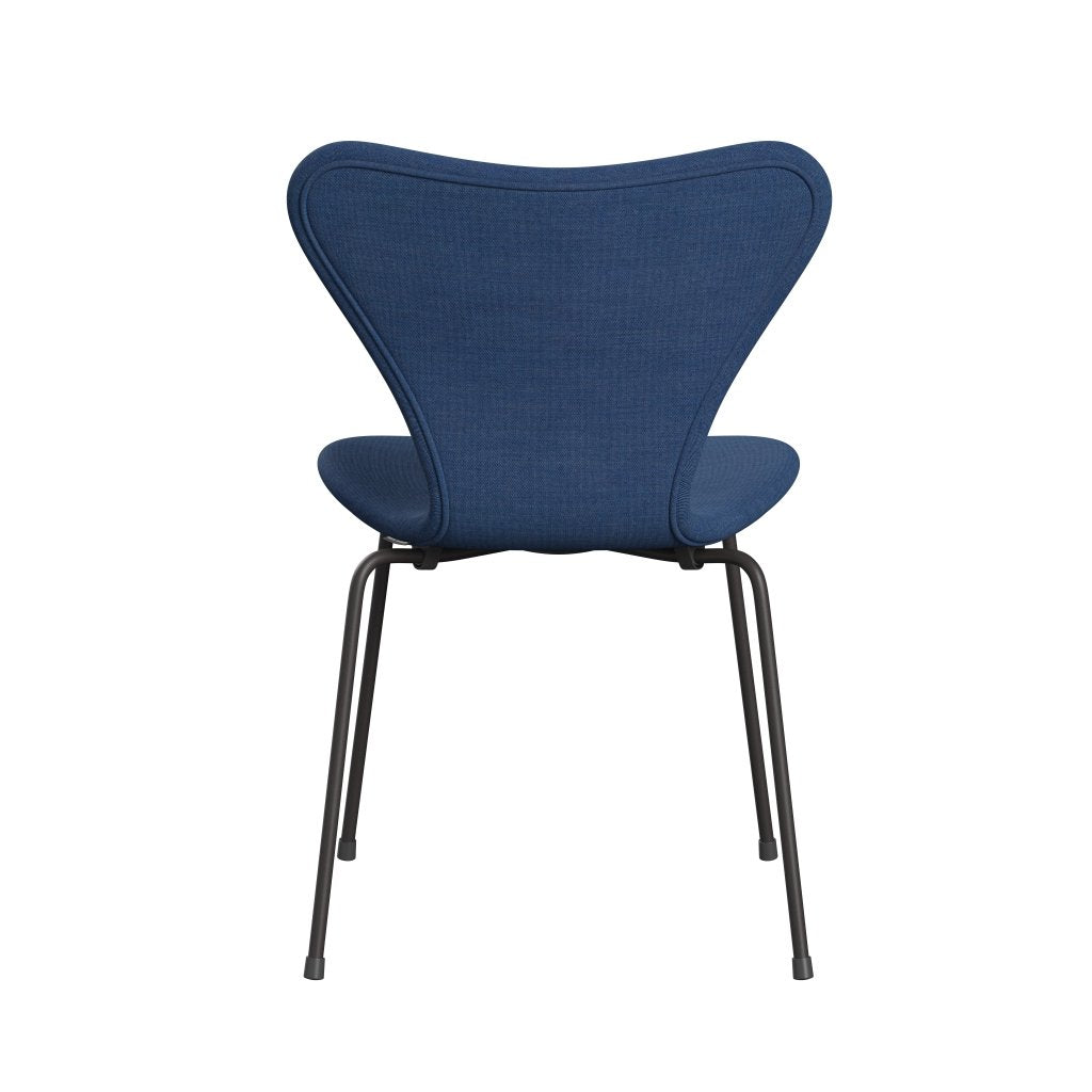 [product_category]-Fritz Hansen 3107 Chair Full Upholstery, Warm Graphite/Remix Cobalt Blue-Fritz Hansen-3107FU-REM762-WARGRA-FRI-4