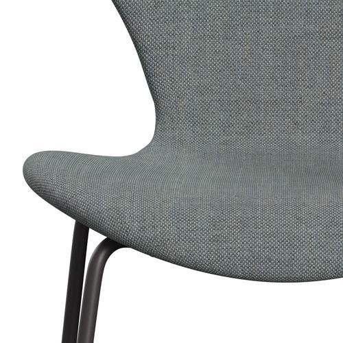 [product_category]-Fritz Hansen 3107 Chair Full Upholstery, Warm Graphite/Sunniva 2 Grey/Pale Green-Fritz Hansen-3107FU-SV152-WARGRA-FRI-6