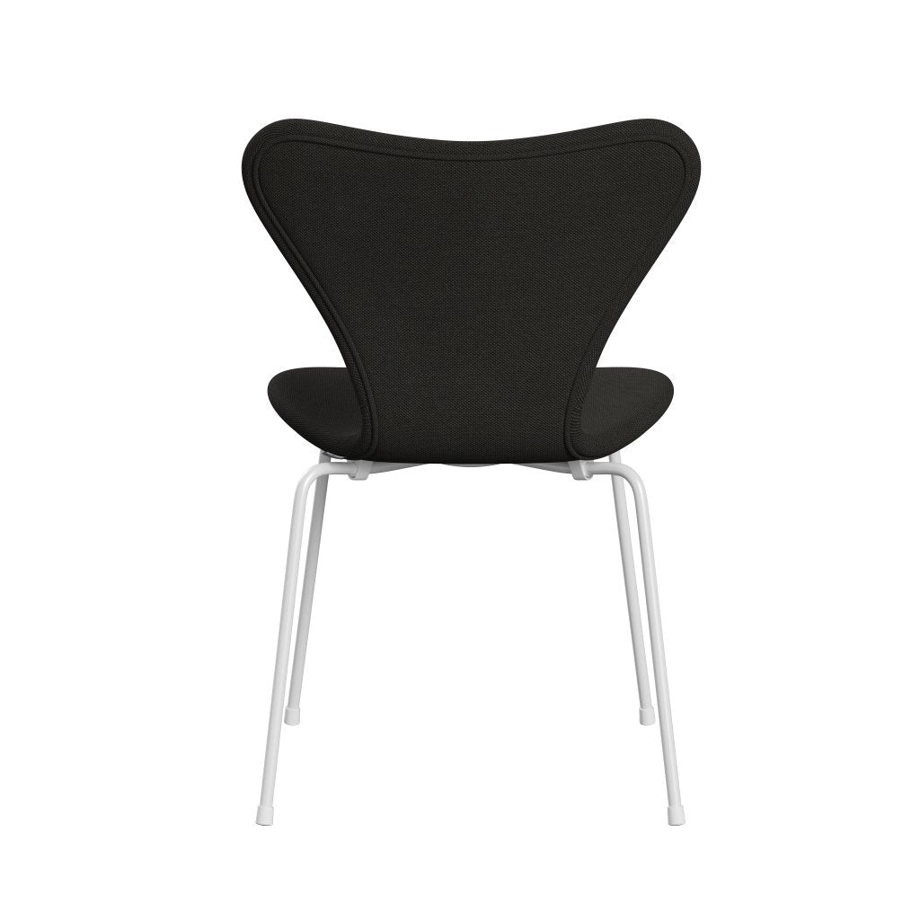 [product_category]-Fritz Hansen 3107 Chair Full Upholstery, White/Steelcut Trio Dark Brown-Fritz Hansen-3107FU-STR383-DRWH-FRI-4