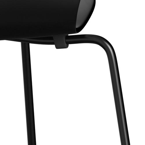 [product_category]-Fritz Hansen 3107 Chair Unupholstered, Black/Dyed Ash Black-Fritz Hansen-3107-CA195-DRBL-FRI-7